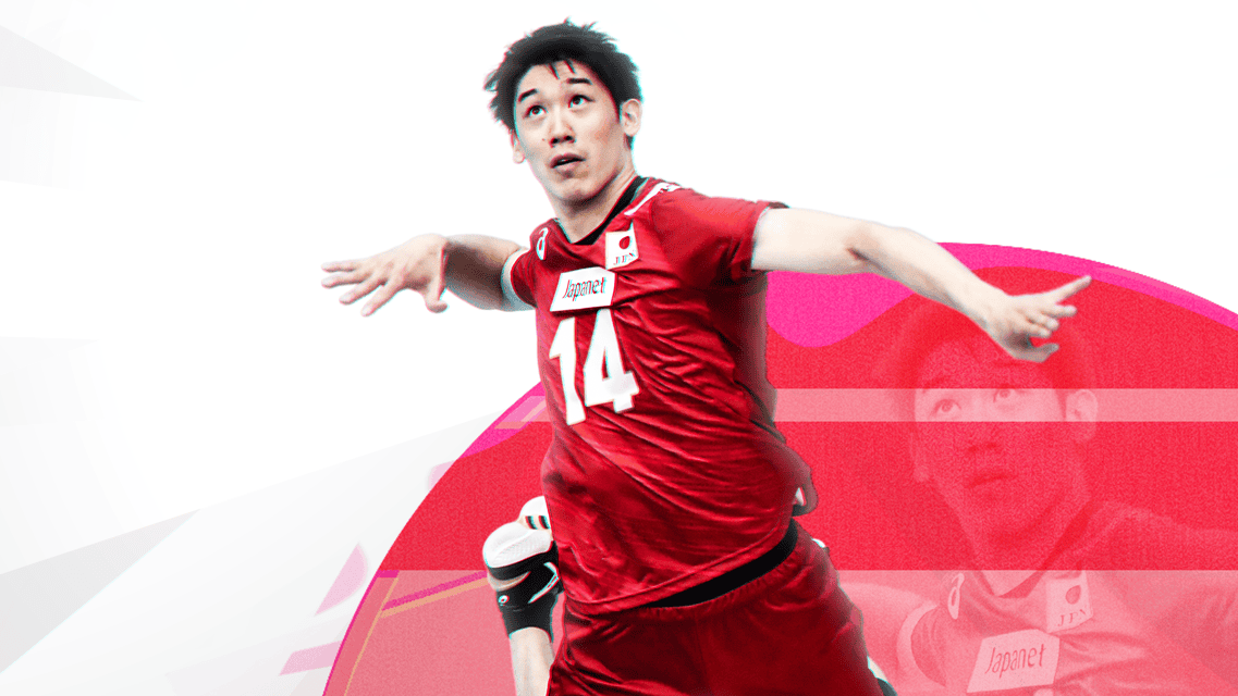 日本國鳥居牌服飾運動員在跳躍動作中展示速度與力量.