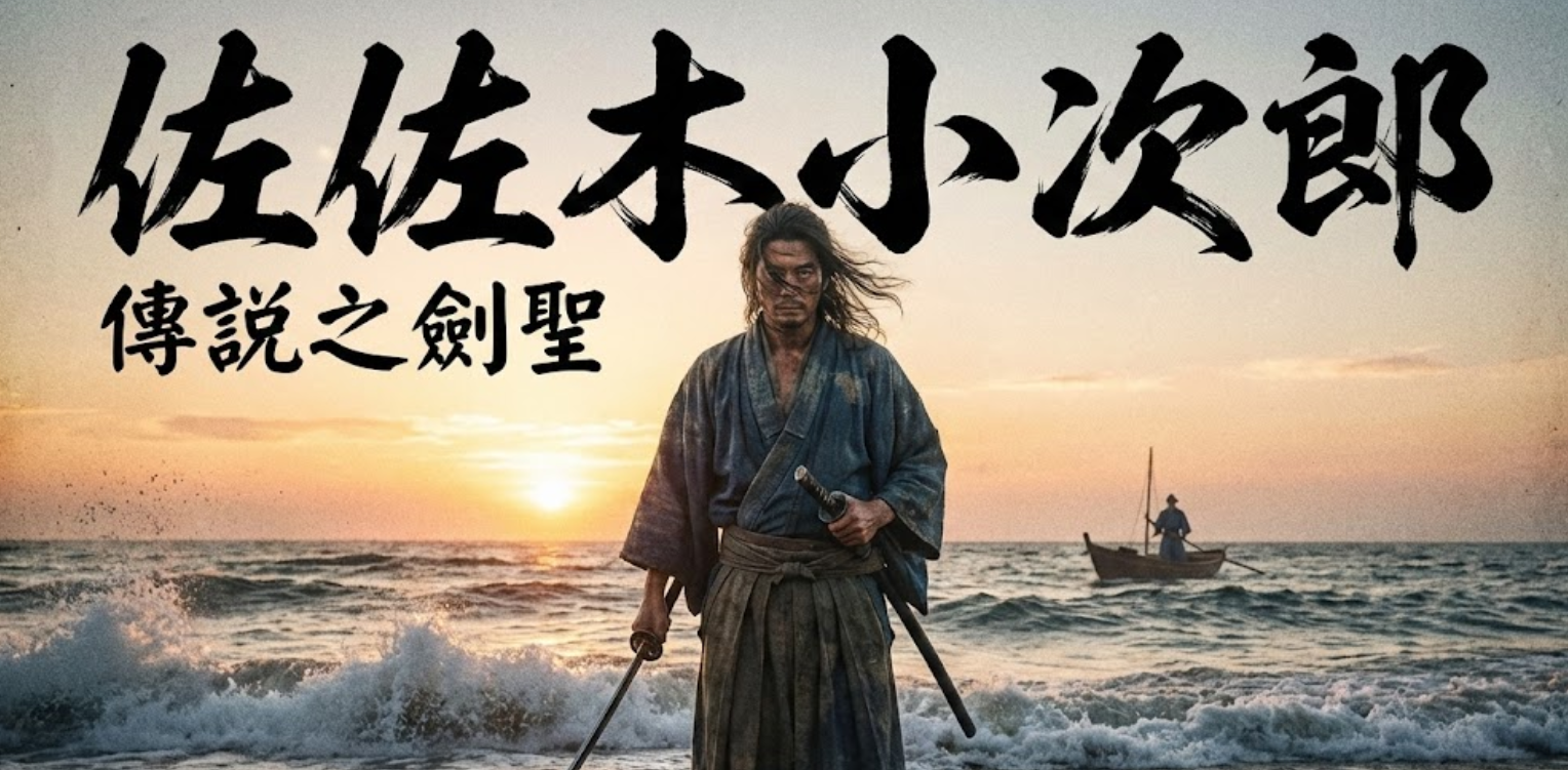 佐佐木小次郎（Sasaki Kojirō）不僅是宮本武藏宿命中的對手，更是日本劍術史上最令人著迷的「缺席者」