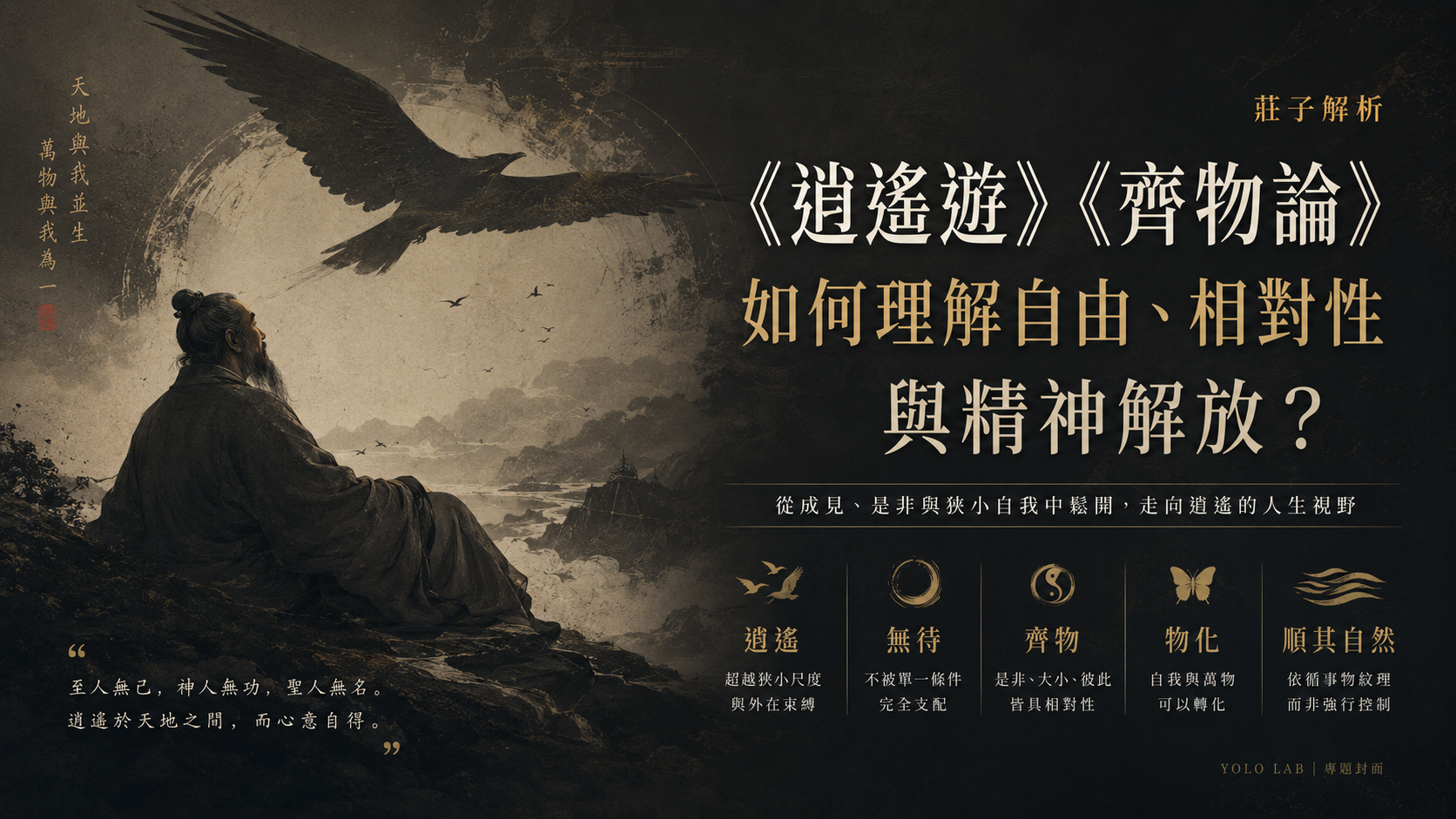 莊子如何理解自由？《逍遙遊》、《齊物論》與鬆動成見的方法