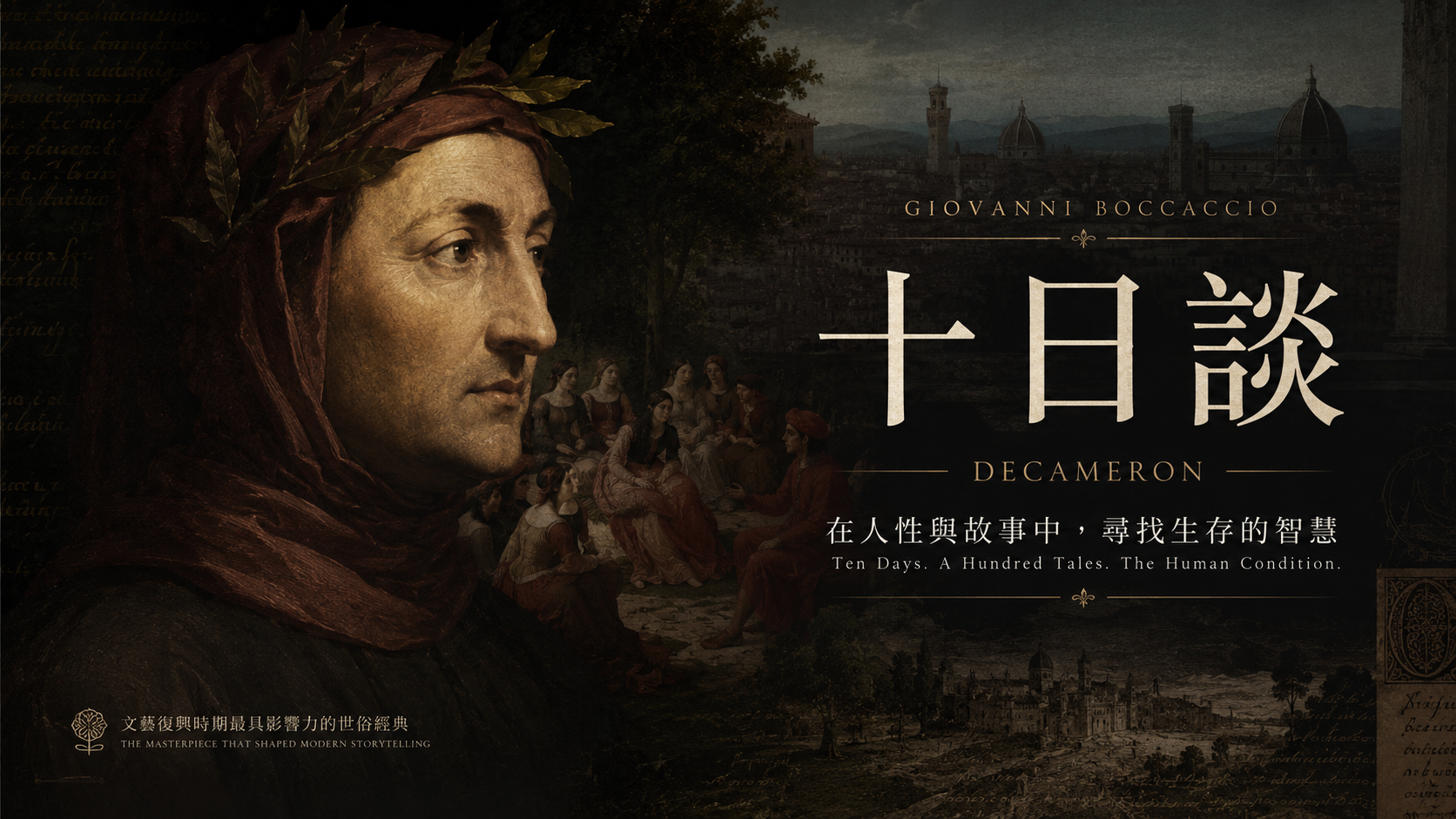 Giovanni Boccaccio《十日談》解析：黑死病、故事、欲望與人文主義的誕生