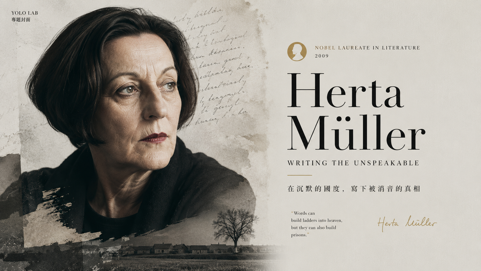 Herta Müller 如何書寫極權恐懼？從日常物件到流亡記憶