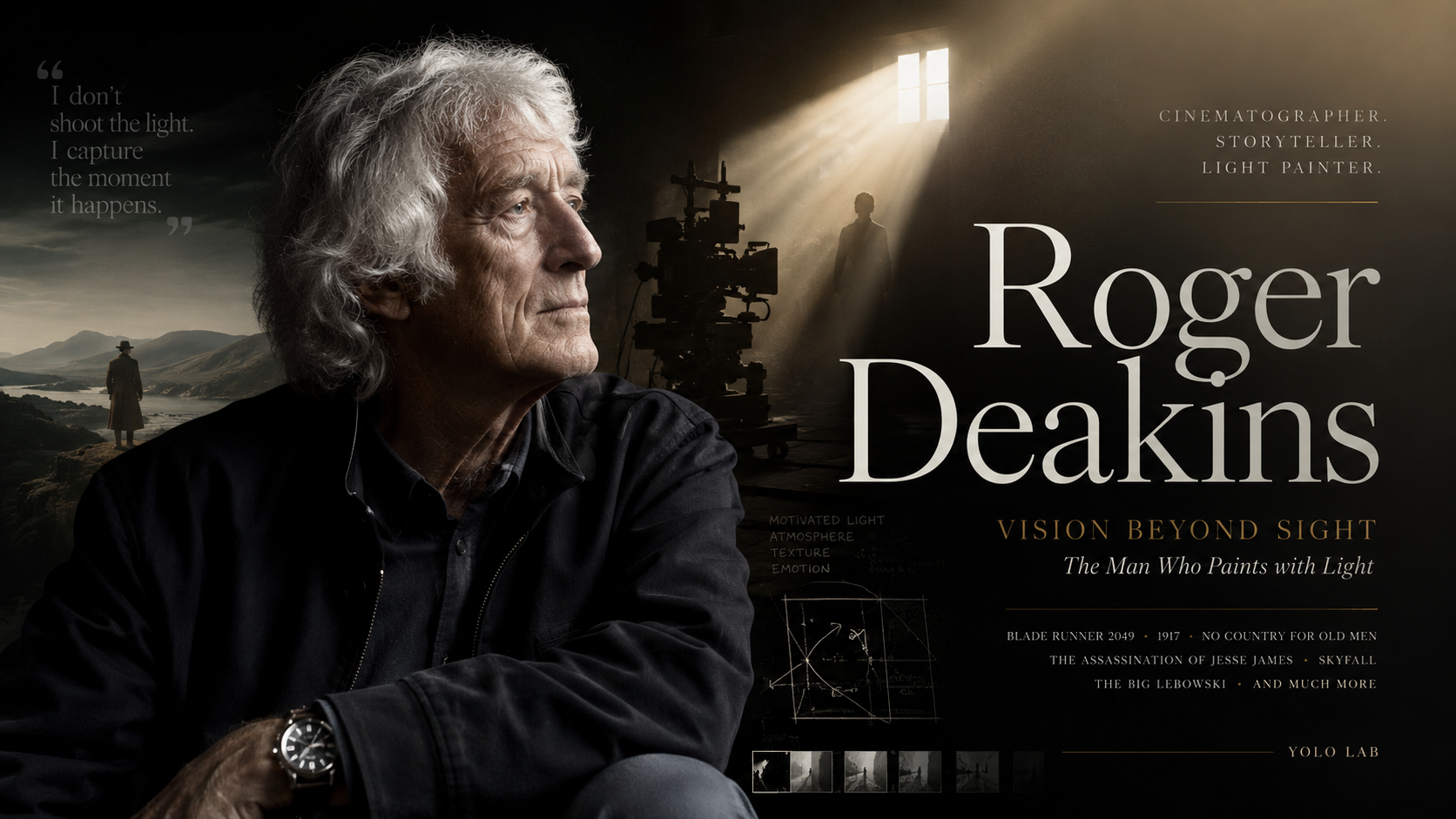 Roger Deakins 如何讓光線成為敘事？《銀翼殺手2049》與《1917》的攝影