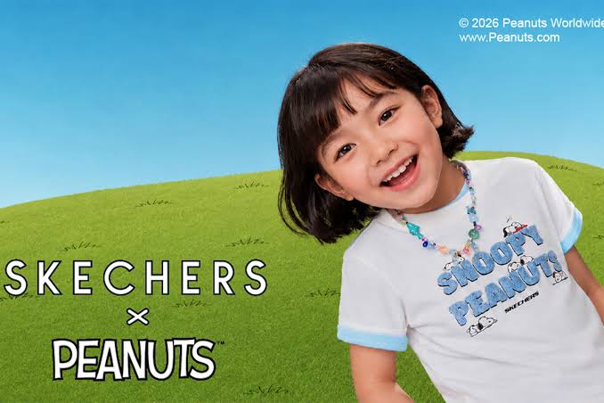 SKECHERS × PEANUTS童裝上市：Snoopy聯名T恤、短褲與夏日穿搭