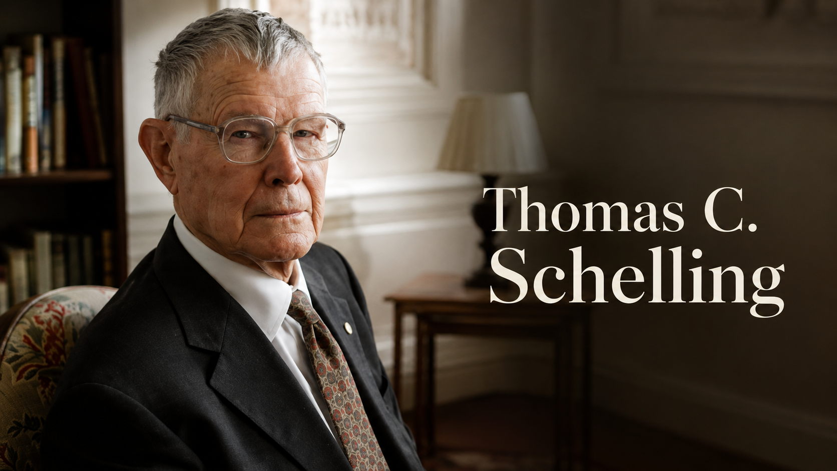 Thomas C. Schelling 的編輯封面插圖,右側標示姓名