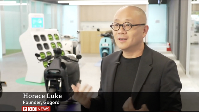 Gogoro官方訪談頁標示的創辦人暨執行長 Horace Luke 肖像