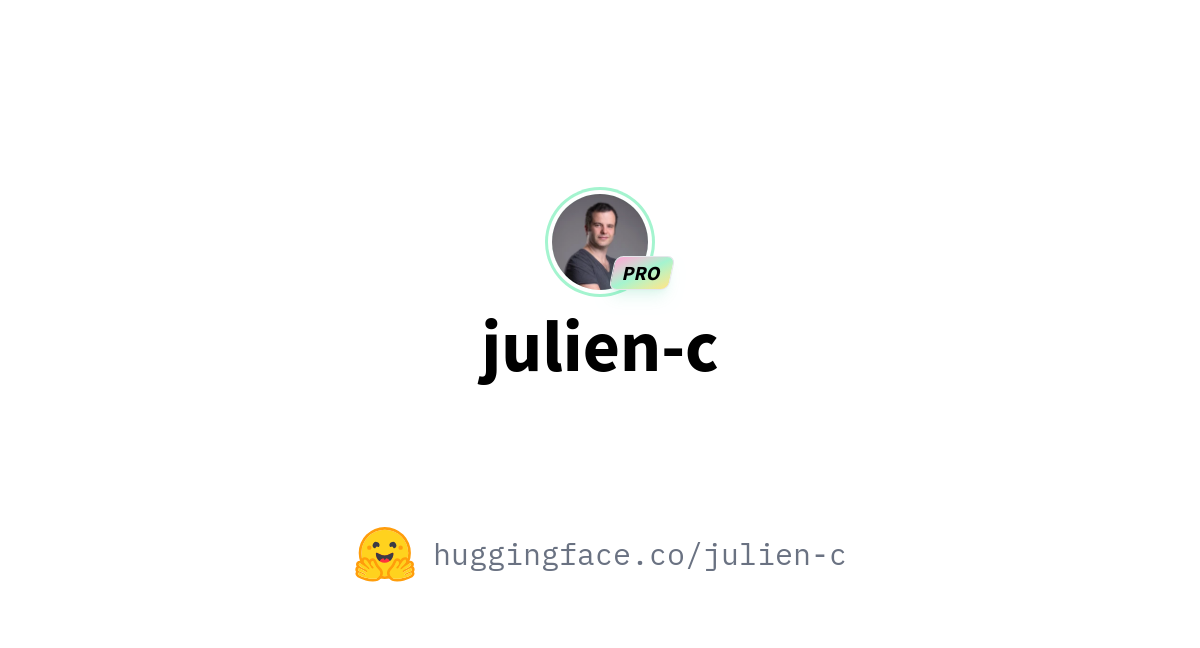 Julien Chaumond,Hugging Face Model Hub與開發者工具人物肖像