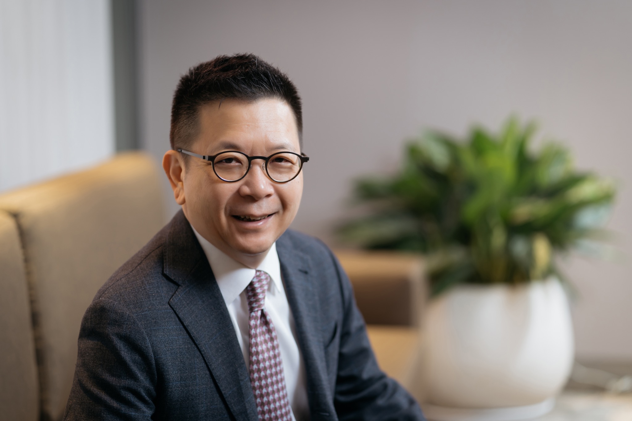 證交所官方首長歡迎詞頁面的林修銘董事長照片,作為證交所當代市場治理人物身分脈絡