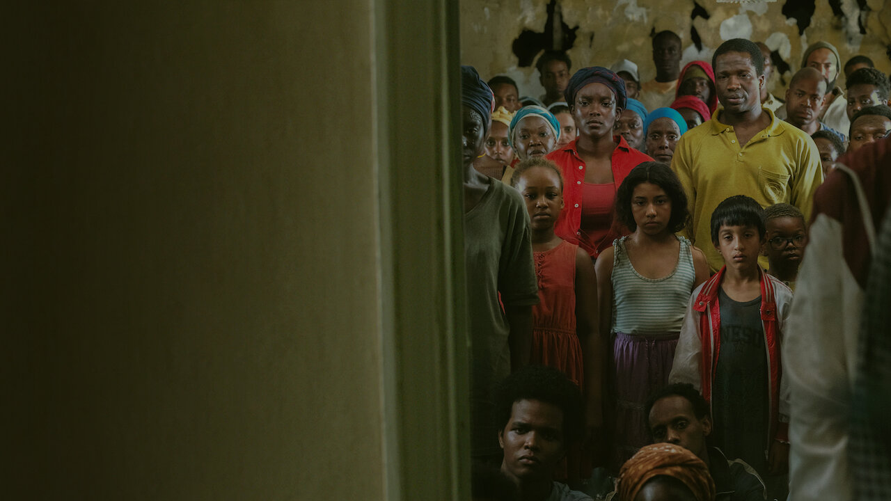 Netflix 官方《His House》作品主視覺,演員包含 Wunmi Mosaku