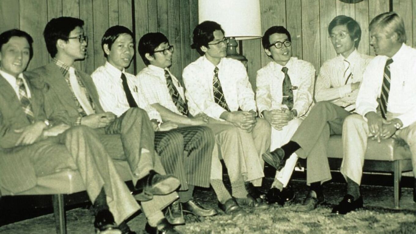 工研院官方半導體歷史頁中的1976年赴美RCA訓練團隊合照