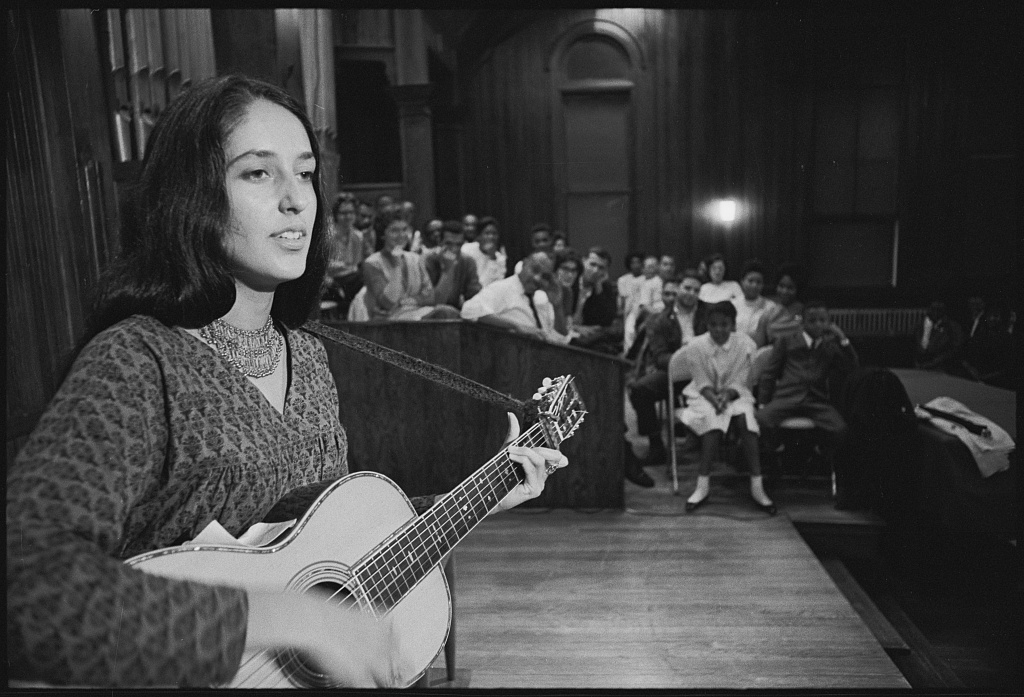 National Women's History Museum 頁面引用的 Joan Baez 歷史照片