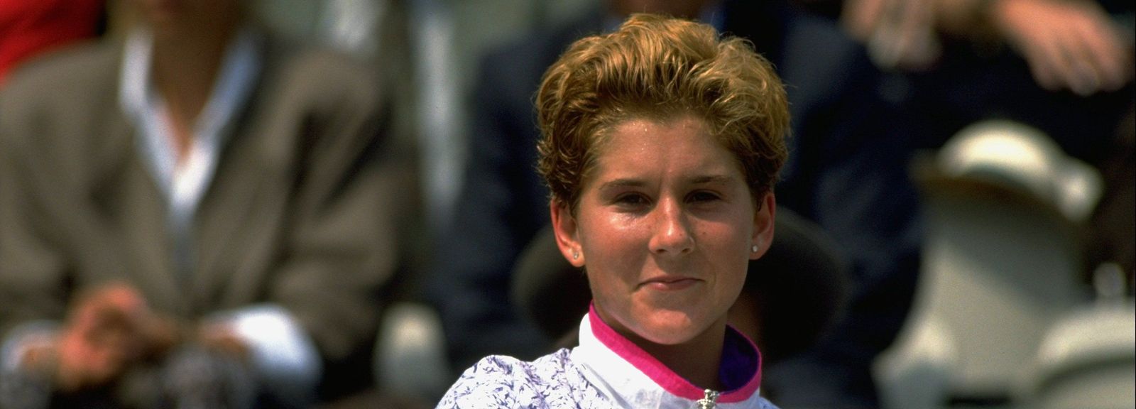 Monica Seles 出現在 WTA 官方人物頁的法國網球公開賽 1991 肖像