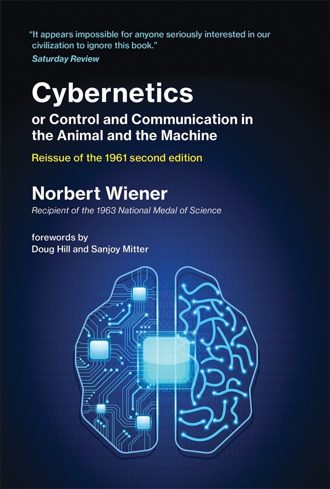 Norbert Wiener《Cybernetics》控制論官方書封