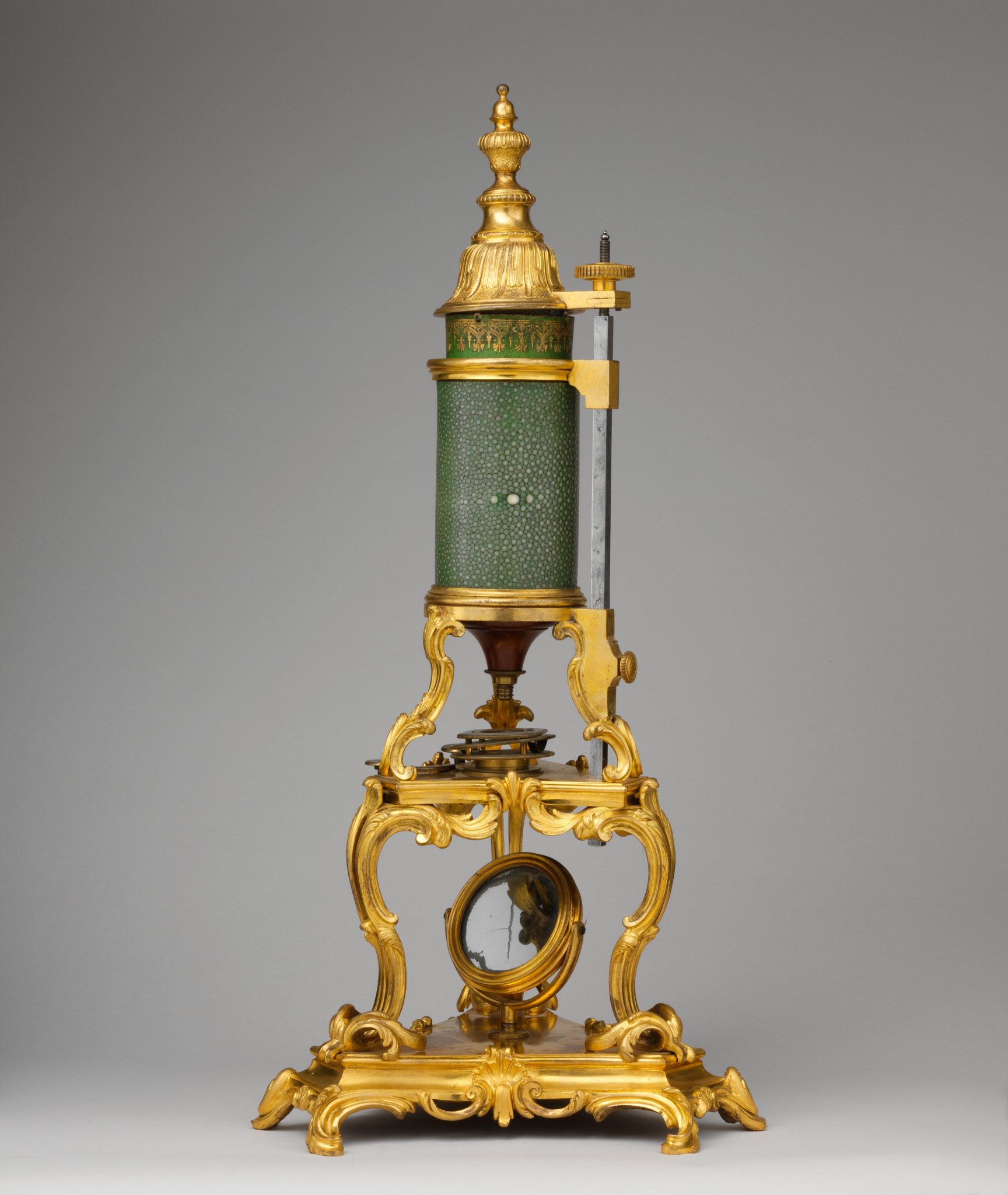 約 1750 年 Claude-Siméon Passemant 顯微鏡,大都會藝術博物館館藏