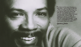 Quincy Jones,美國國會圖書館 ASCAP 展覽所載人物照片