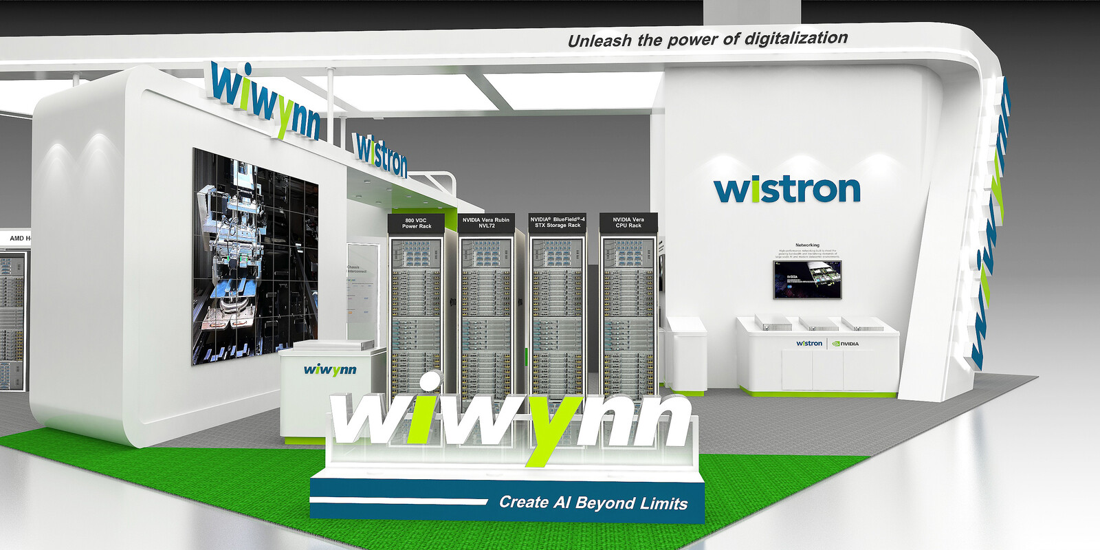 緯穎與緯創 COMPUTEX 2026 展示 800 VDC、NVIDIA Vera Rubin、儲存與 CPU 機櫃