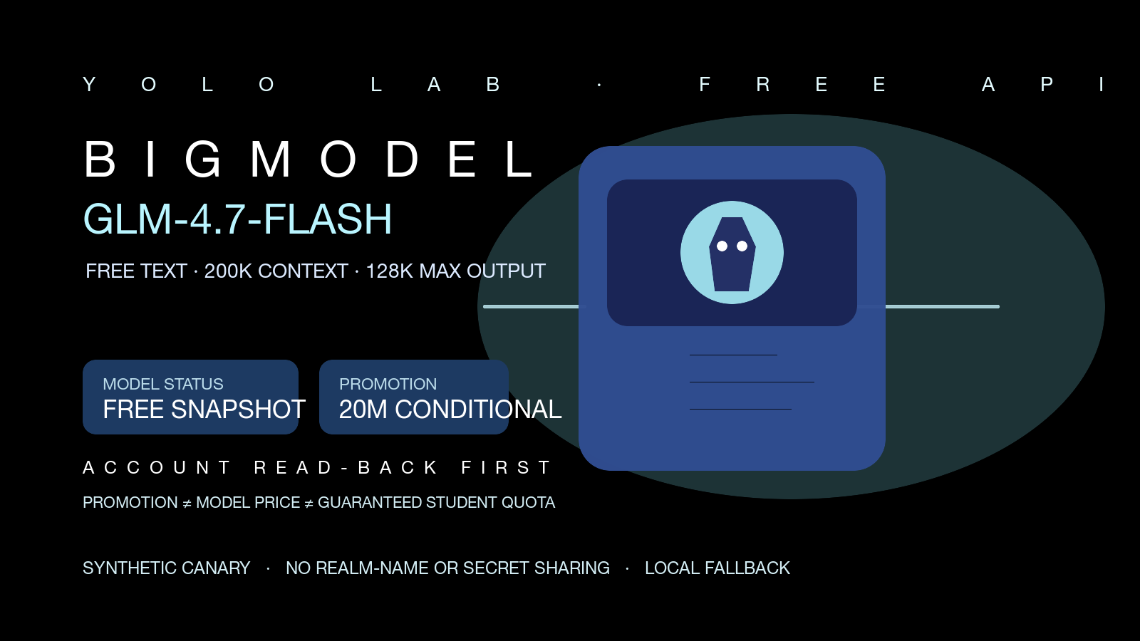 智譜 BigModel 2,000 萬免費 Tokens 怎麼用？GLM-4.7-Flash 學生 Agent 敲門磚